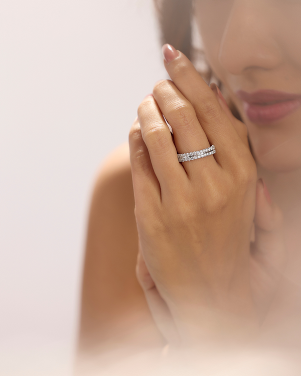 BAYAN Lab Grown Diamond 1.0ct Ring | Lab Grown Diamond | Silver | SGL Certified