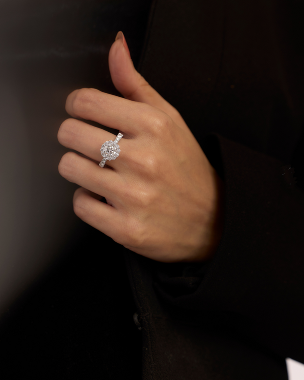 BAYAN Lab Grown Diamond 1.93ct Ring | Lab Grown Diamond | Silver | SGL Certified