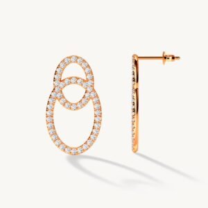 Lab Grown Diamond Oval Earring