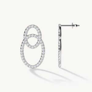 Lab Grown Diamond Oval Earring