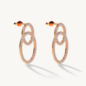 Lab Grown Diamond Oval Earring