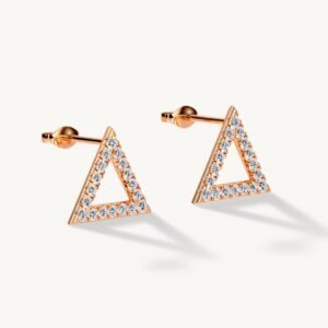 Lab Grown Diamond Trigon Earring