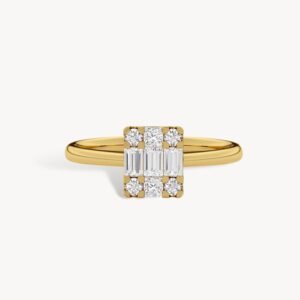 Lab Grown Baguette Diamond Ring