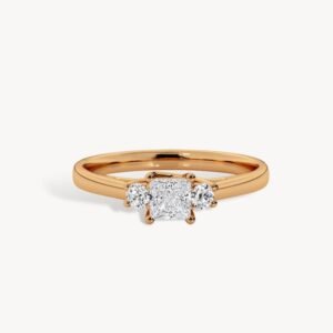 Lab Grown Princess Diamond Trio Ring