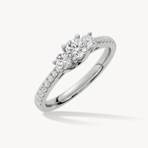 Lab Grown Round Diamond Promise Ring