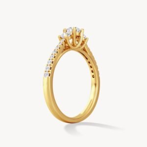 Lab Grown Round Diamond Promise Ring